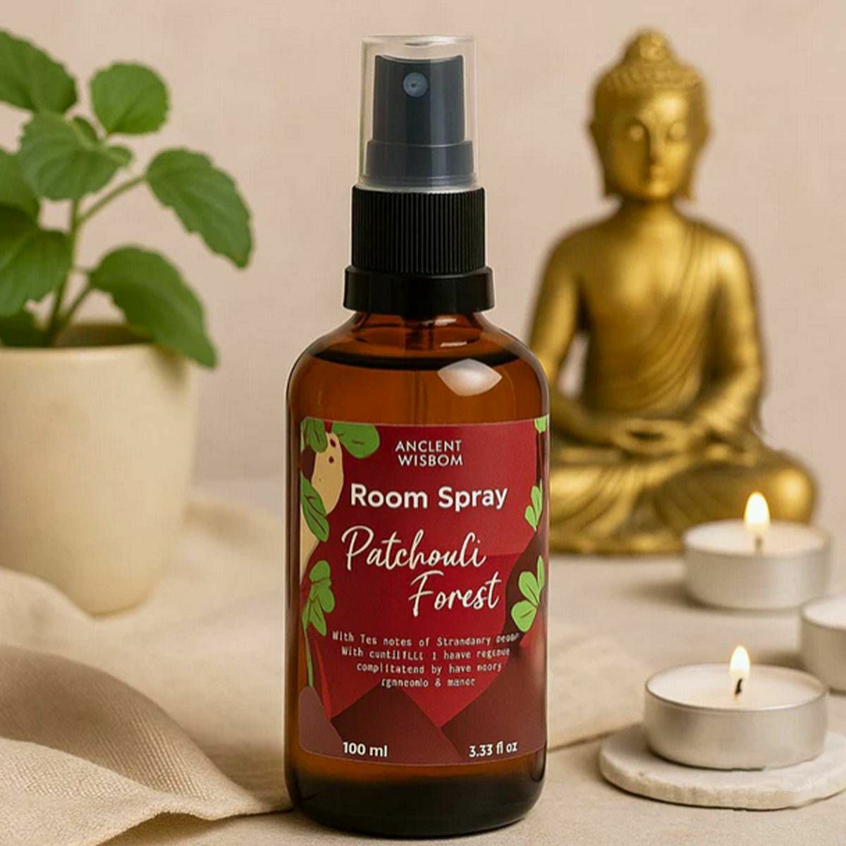 Fresh sprej za prostorije - Patchouli Forest 100 ml