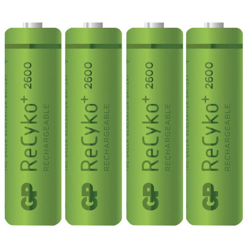 GP ReCyko+ NiMH x4 AA 2600 mAh