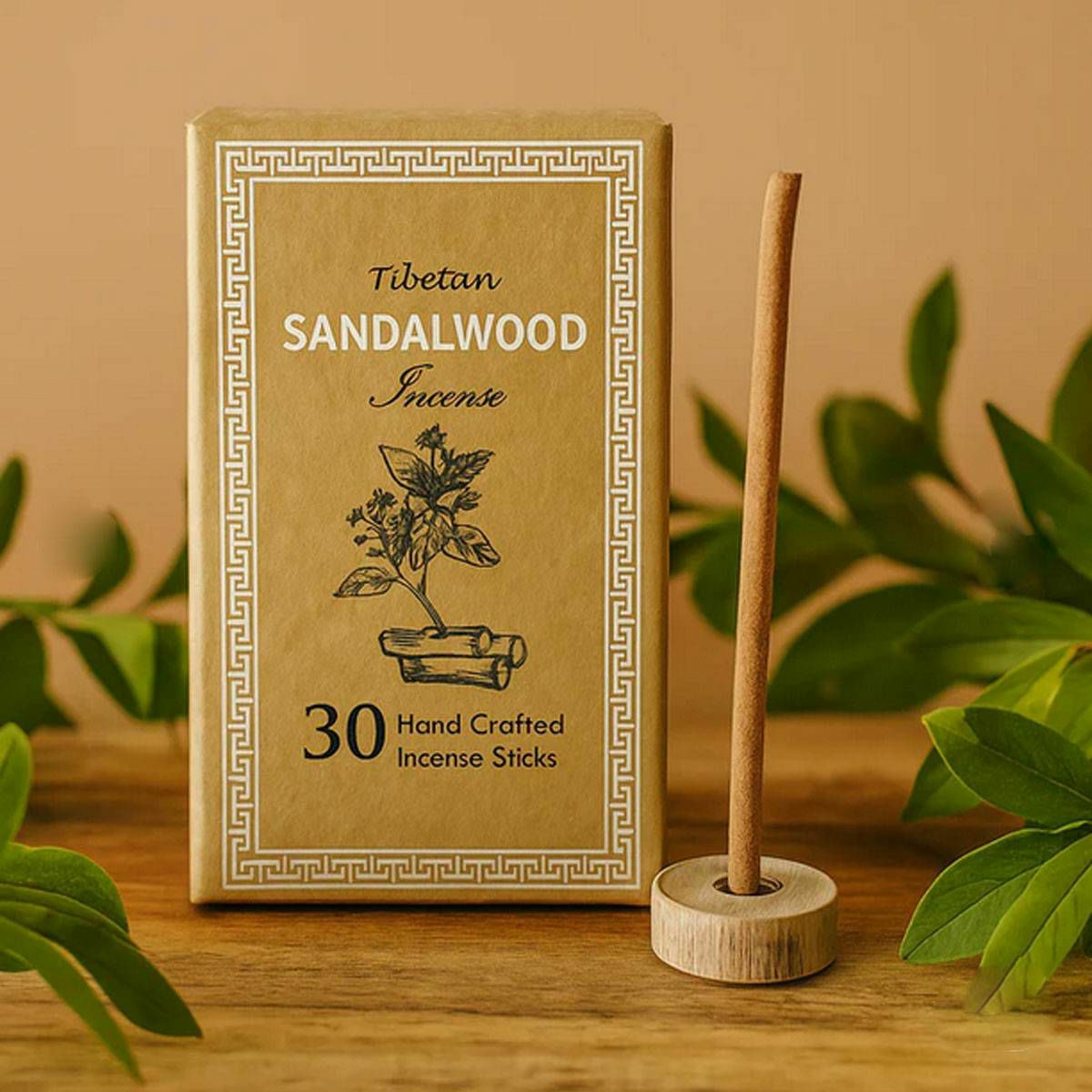 Himalajski Sughandit Dhoop Set - Sandalovina