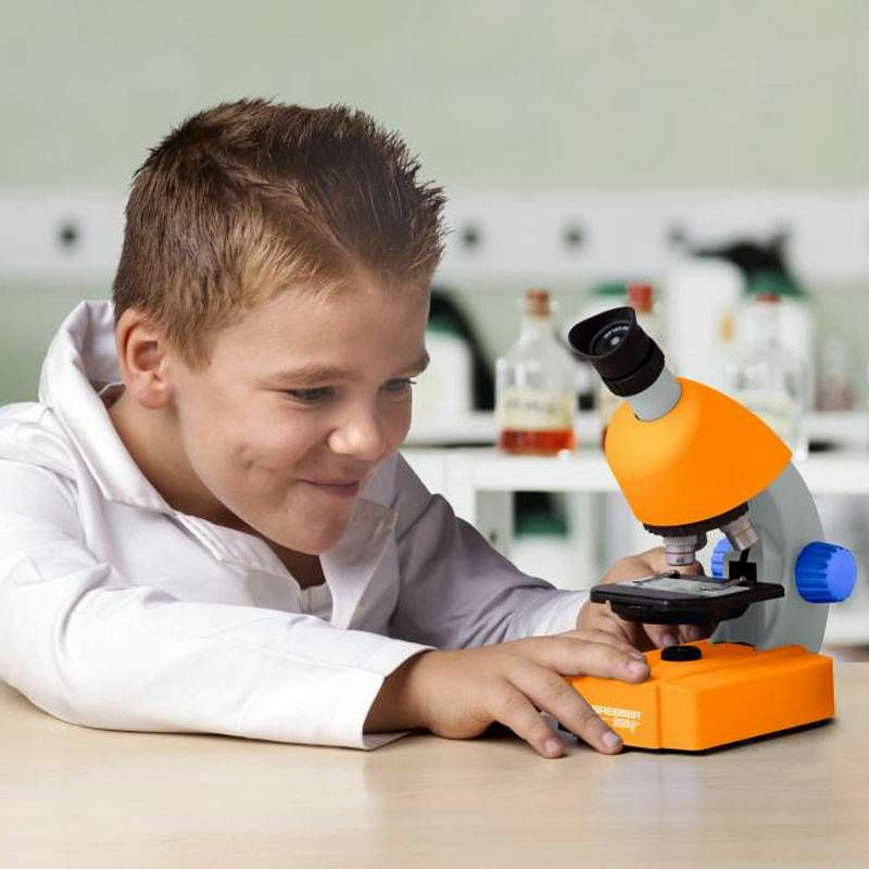 Mikroskop Bresser 40x-640x Orange