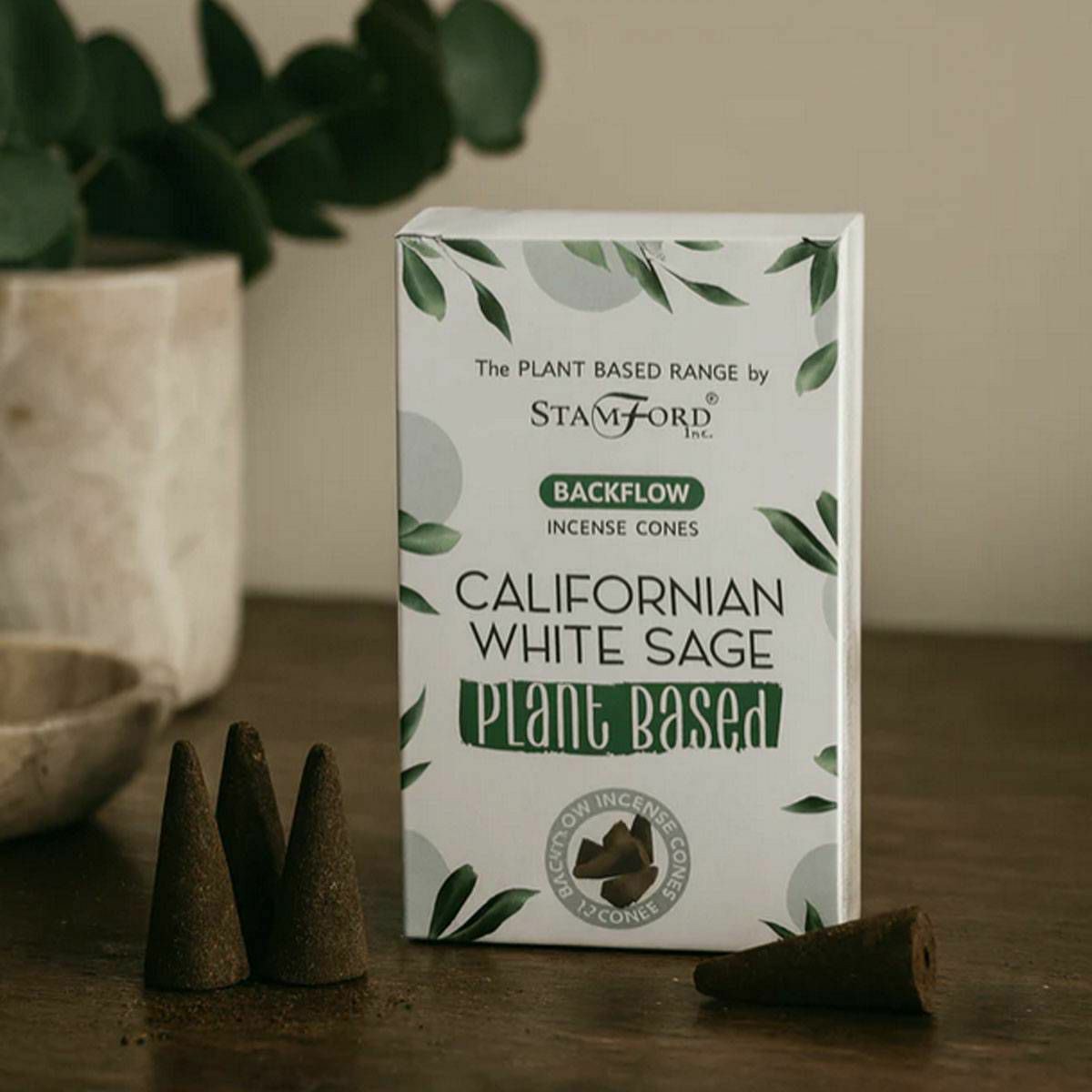 Mirisni čunjići Plant Based Backflow Californian White Sage