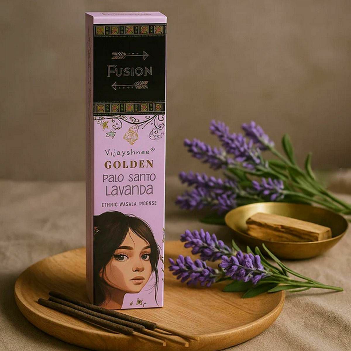 Mirisni štapići Golden Palo Santo & Lavanda