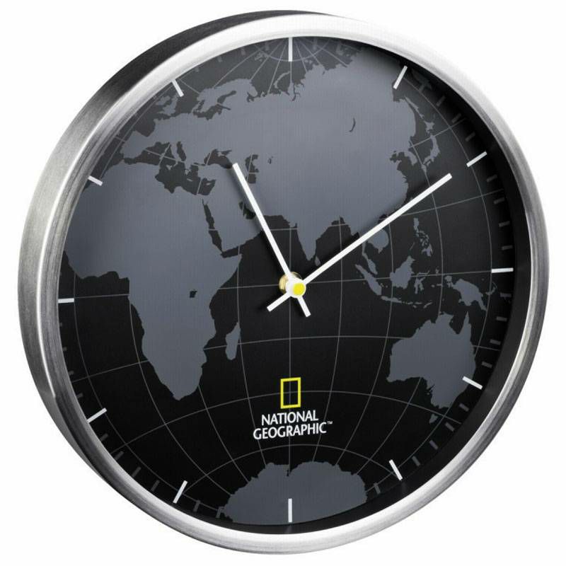 National Geographic Wall Clock World