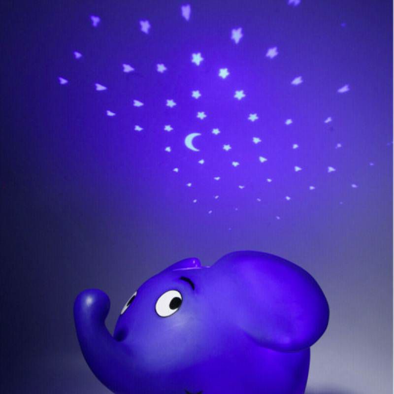 Noćna svjetiljka LED Music Elefant