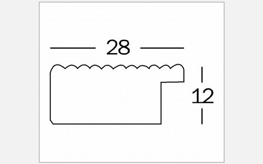 Okvir za slike Grado black 20x30