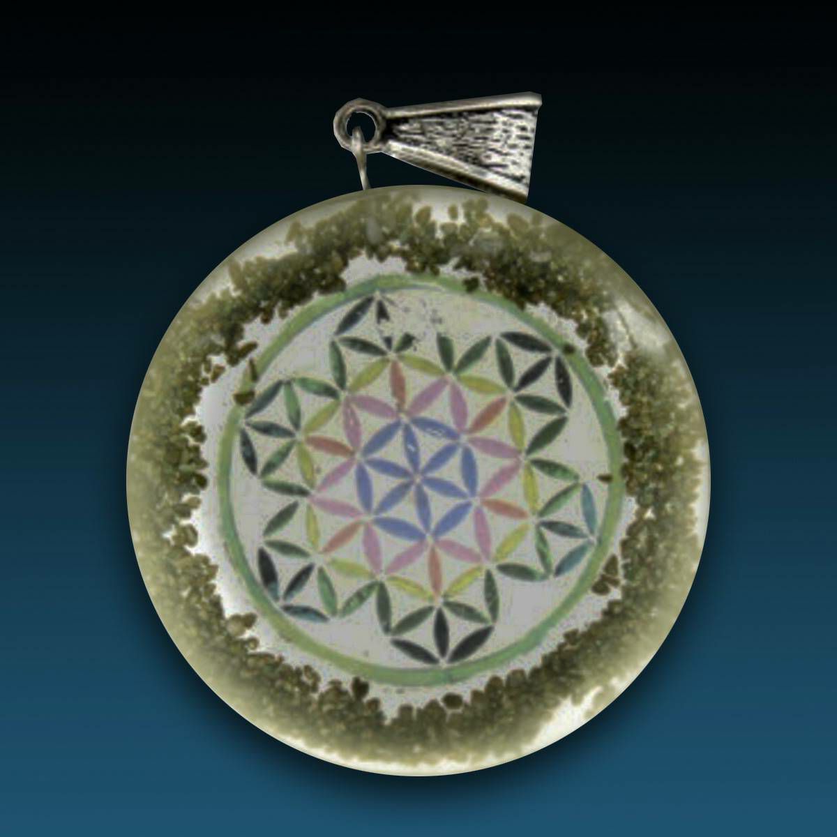 Power Pendant - Greenstone Mandala 