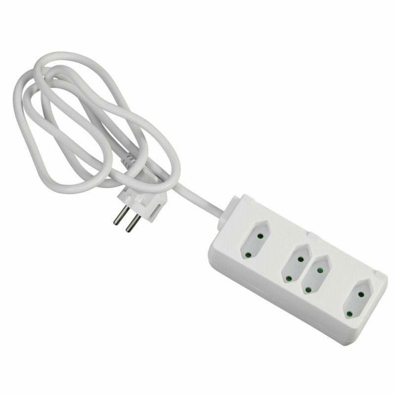 Produžni kabel BiniPlus 6-fold white