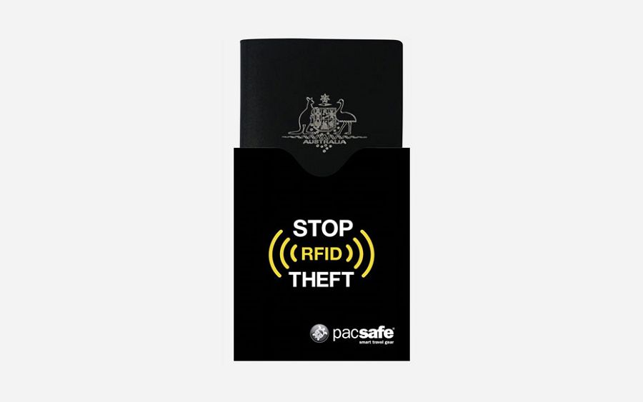 RFIDsleeve 50 Passport Protector Black