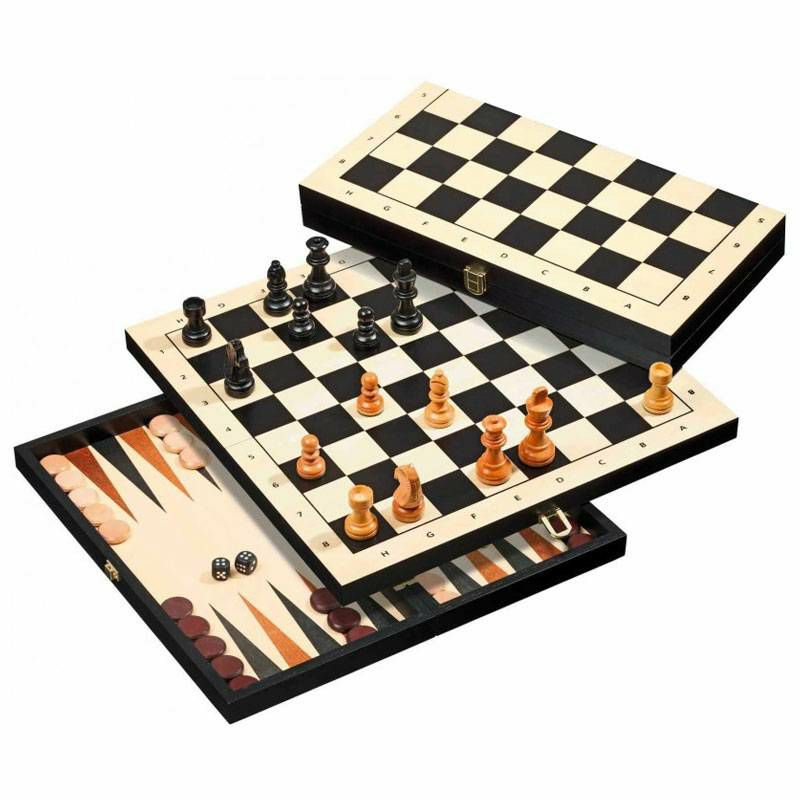 Šah & Backgammon & Dama No. 2514