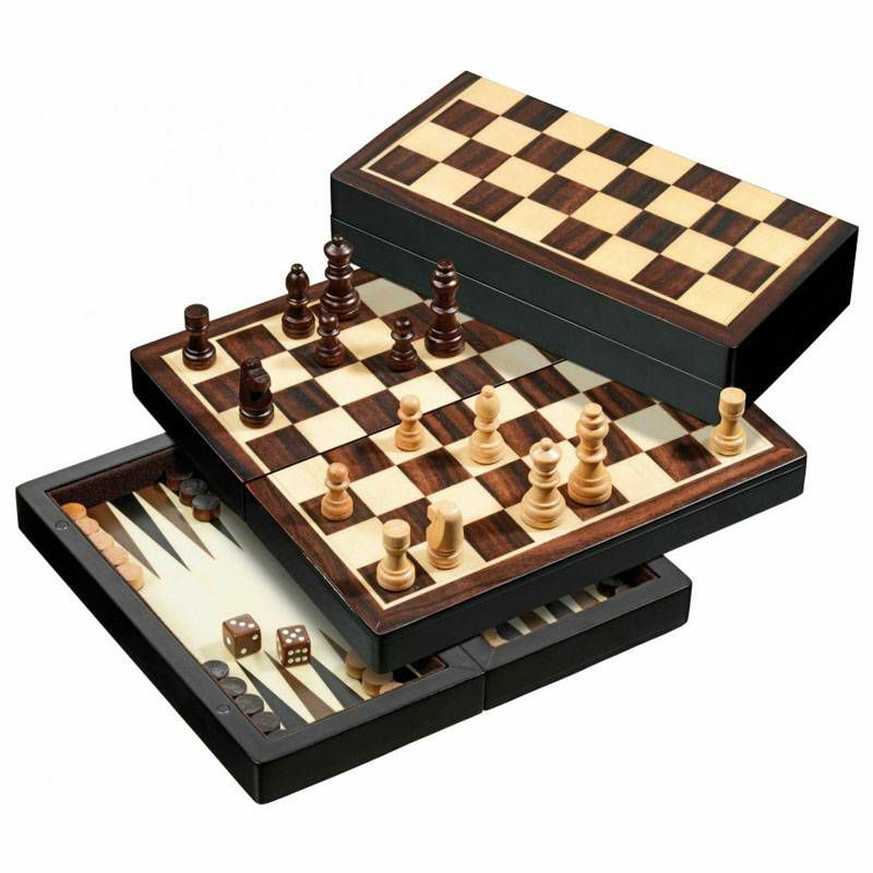 Šah & Backgammon & Dama Travel No. 2507