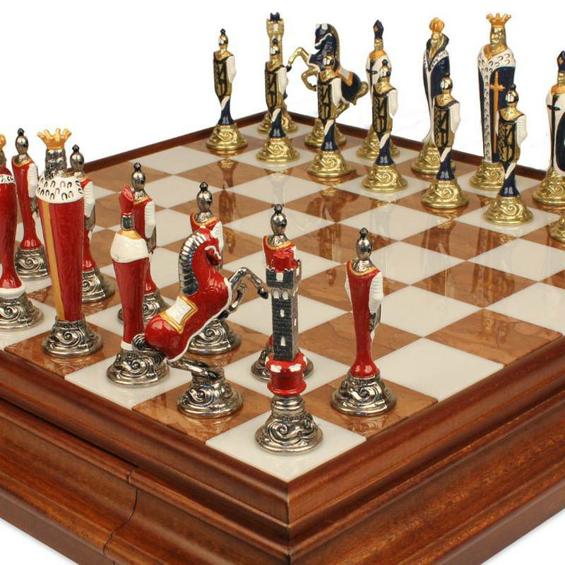 Šah Set Box Renaissance 60 x 60 cm