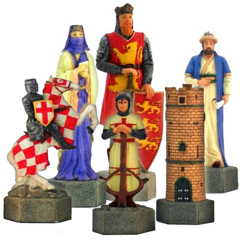 Šahovske figure Križari & Saraceni