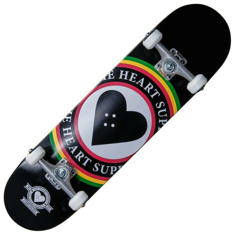 Skateboard Heart Supply Insignia Rasta 8"