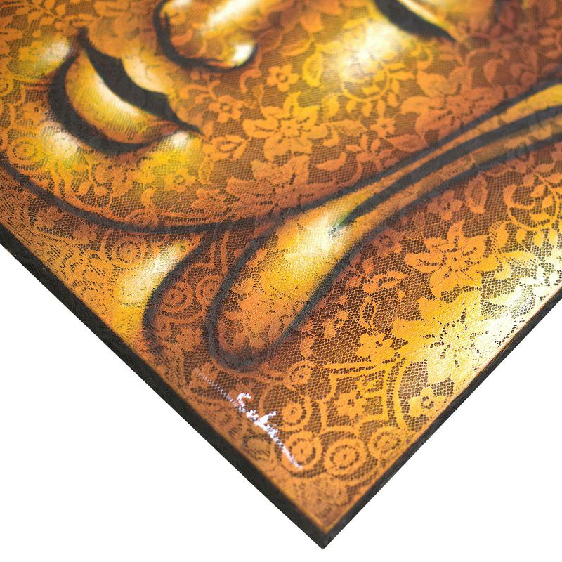 Slika Buddha Gold Brocade Detail