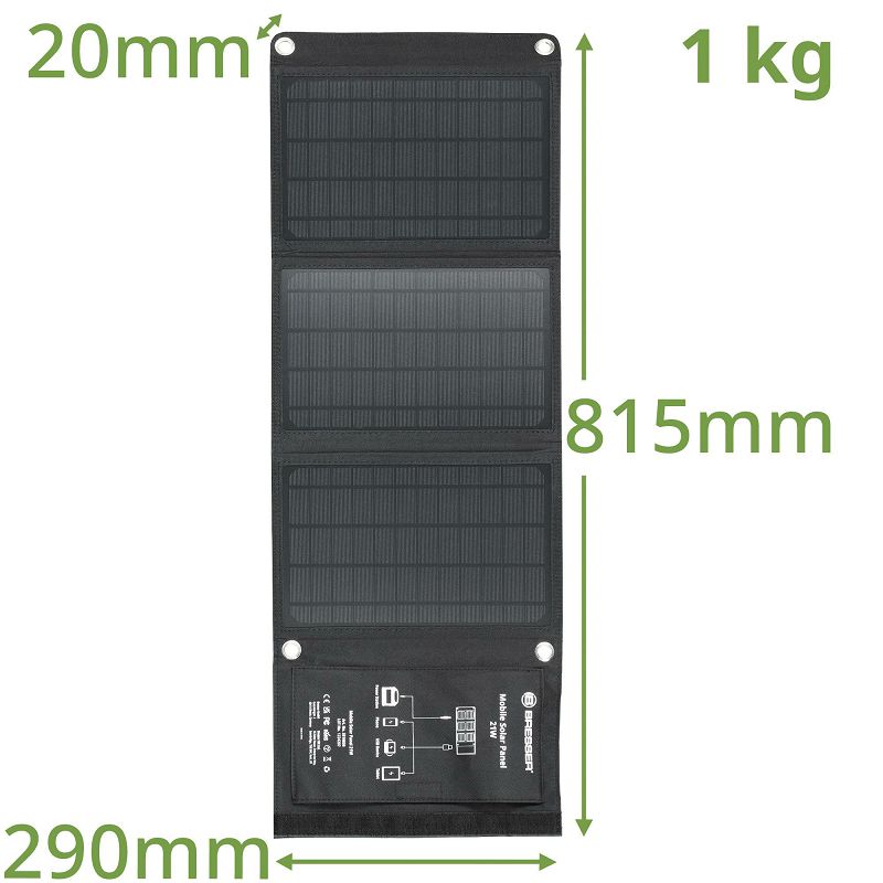 Solarni punjač 21W USB & DC Output