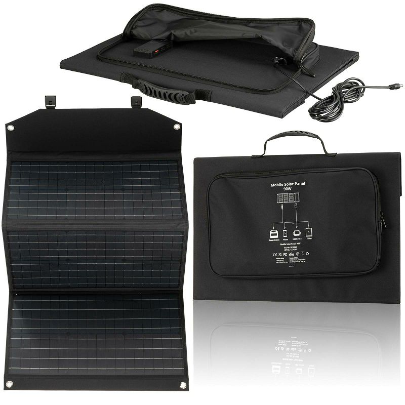 Solarni punjač 90W USB & DC Output