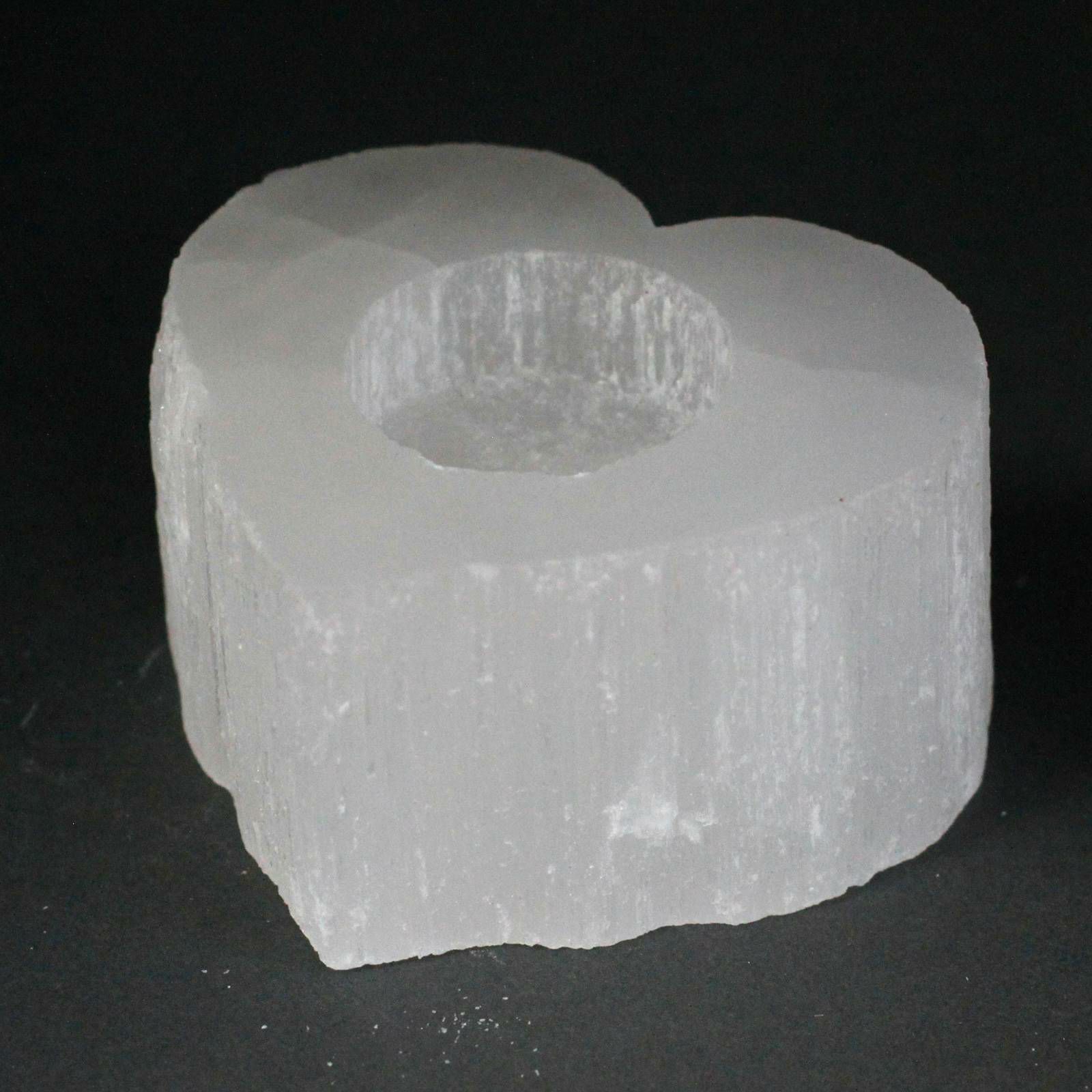 Svijećnjak Selenite Heart