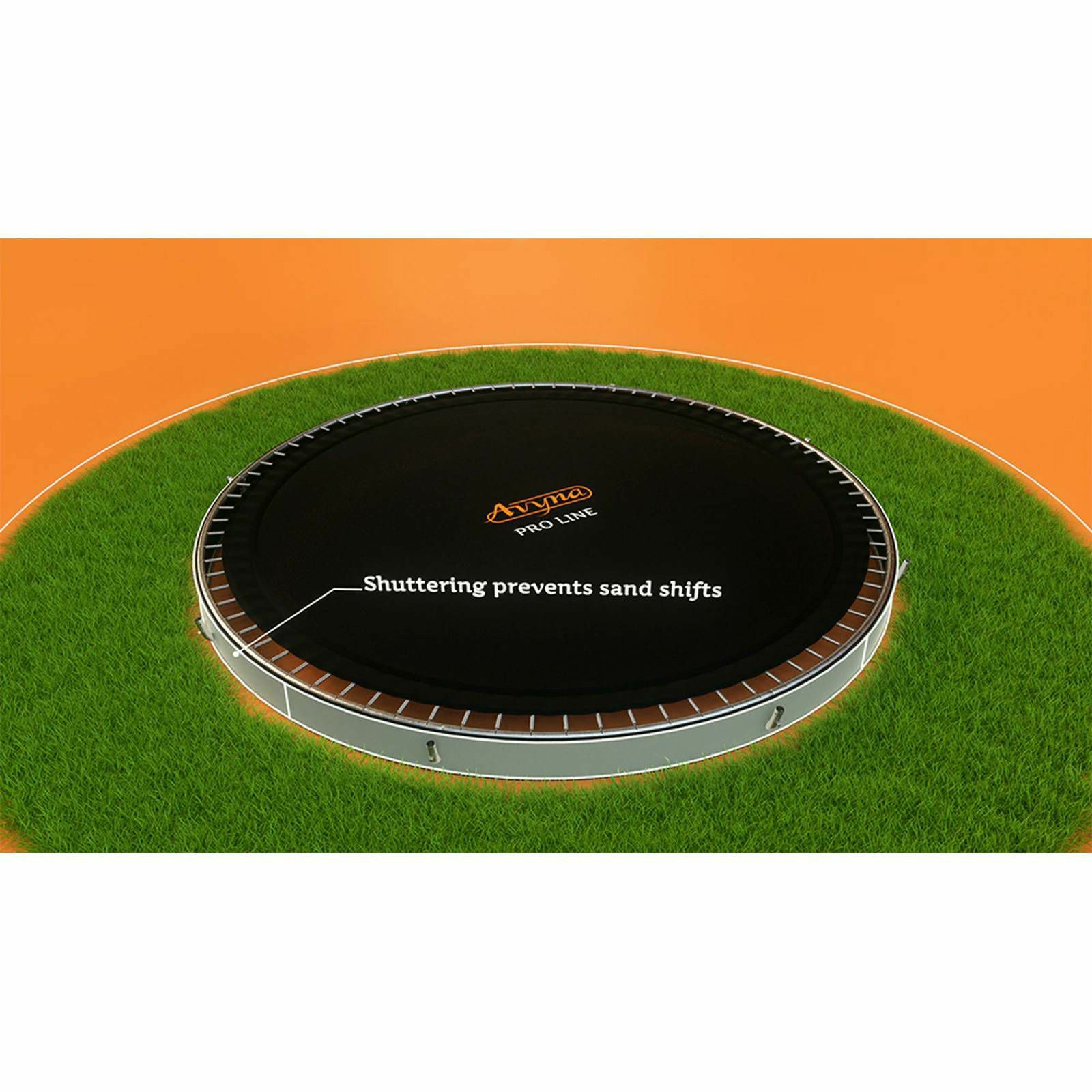 Trampolin Pro-Line FlatLevel 305 cm Black