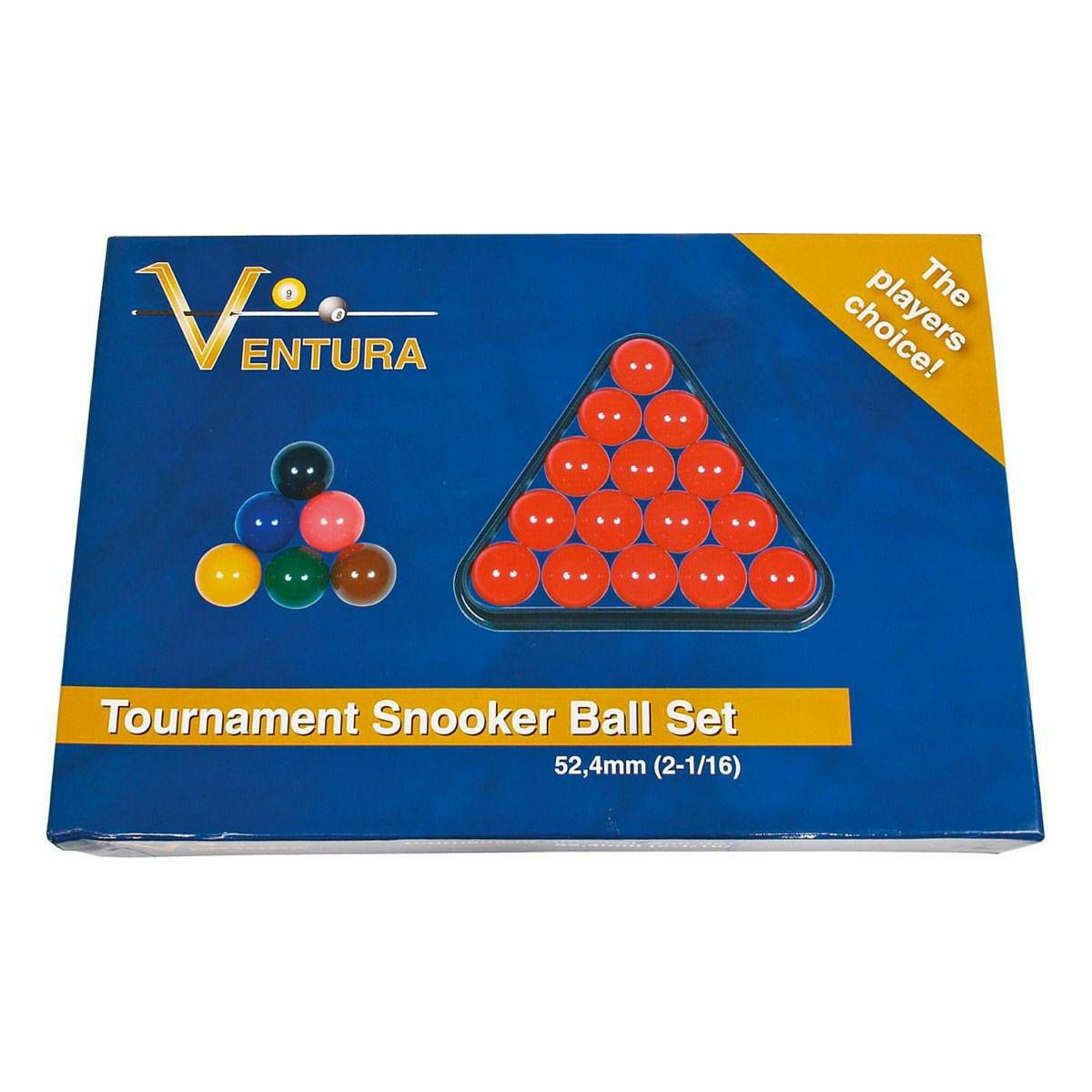 Ventura Economy snooker set  52.4 mm